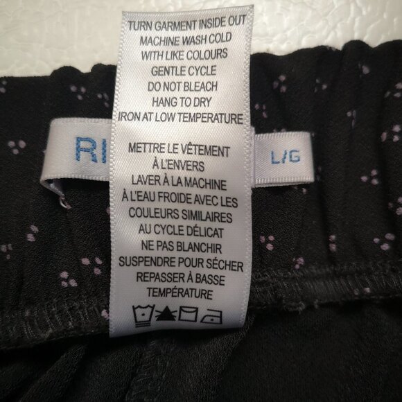 Ricki's Ladies Size Large Wide Leg Pull On Style Capri Length Loose Fit Pants - Picture 4 of 7